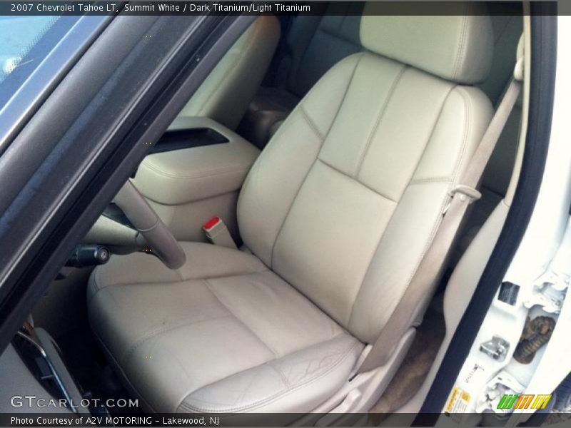Summit White / Dark Titanium/Light Titanium 2007 Chevrolet Tahoe LT