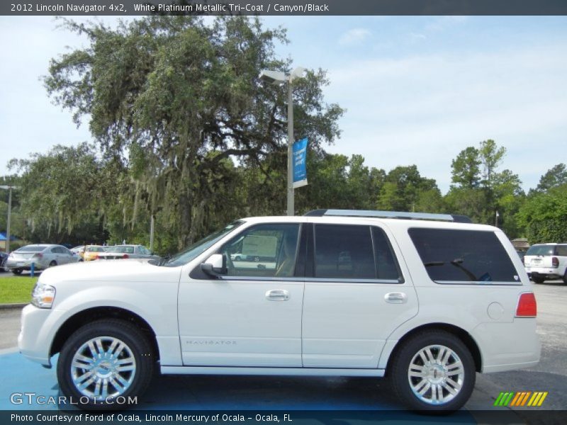  2012 Navigator 4x2 White Platinum Metallic Tri-Coat