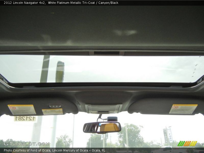 White Platinum Metallic Tri-Coat / Canyon/Black 2012 Lincoln Navigator 4x2