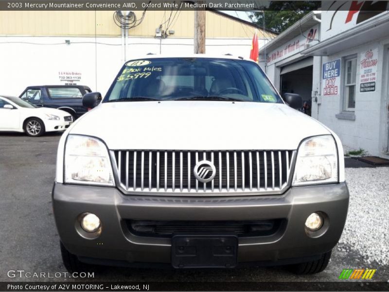 Oxford White / Medium Dark Parchment 2003 Mercury Mountaineer Convenience AWD