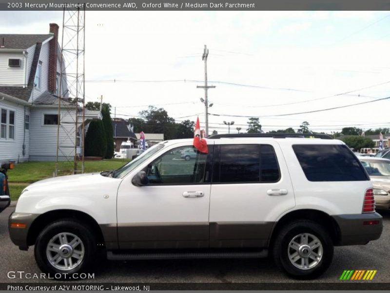 Oxford White / Medium Dark Parchment 2003 Mercury Mountaineer Convenience AWD