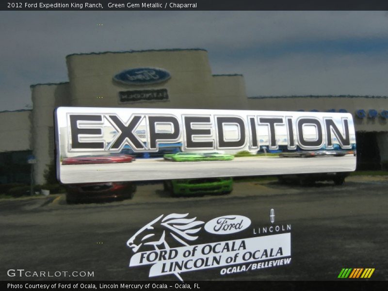 Green Gem Metallic / Chaparral 2012 Ford Expedition King Ranch