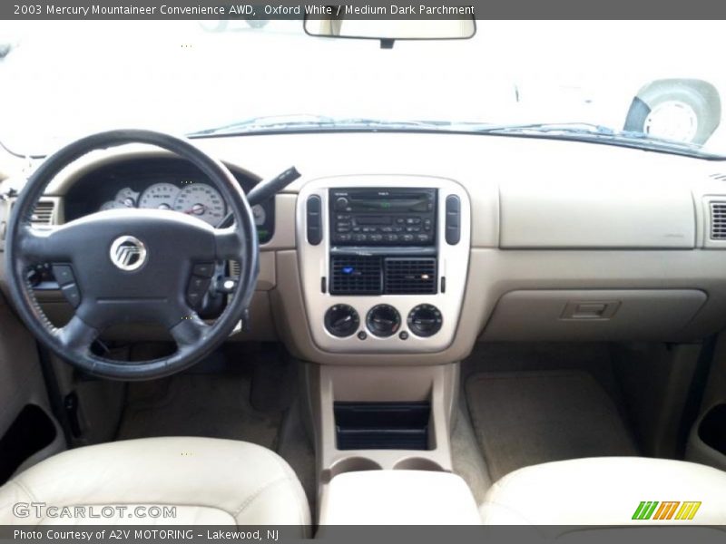 Oxford White / Medium Dark Parchment 2003 Mercury Mountaineer Convenience AWD