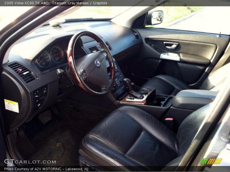 Titanium Gray Metallic / Graphite 2005 Volvo XC90 T6 AWD
