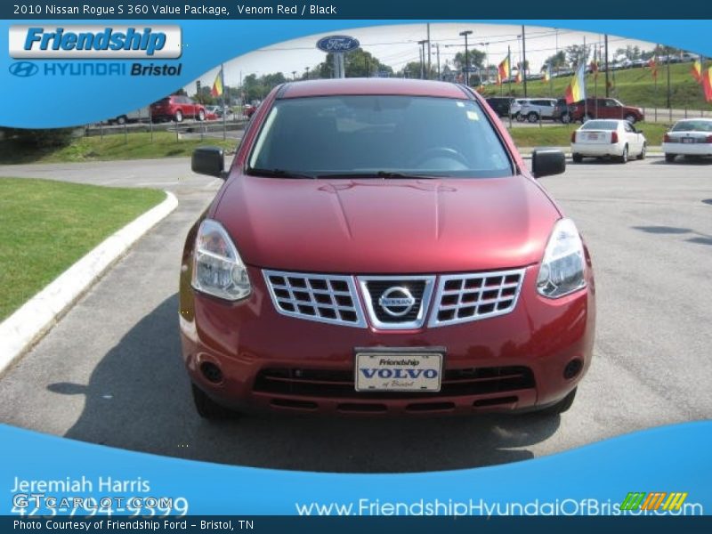 Venom Red / Black 2010 Nissan Rogue S 360 Value Package