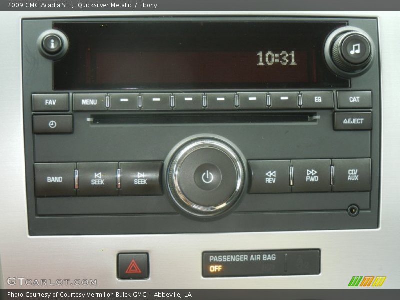 Quicksilver Metallic / Ebony 2009 GMC Acadia SLE