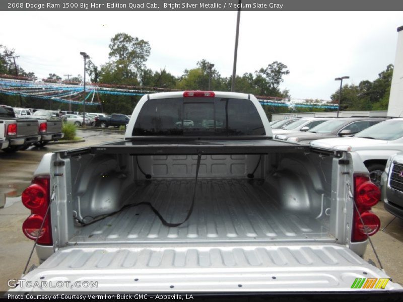 Bright Silver Metallic / Medium Slate Gray 2008 Dodge Ram 1500 Big Horn Edition Quad Cab