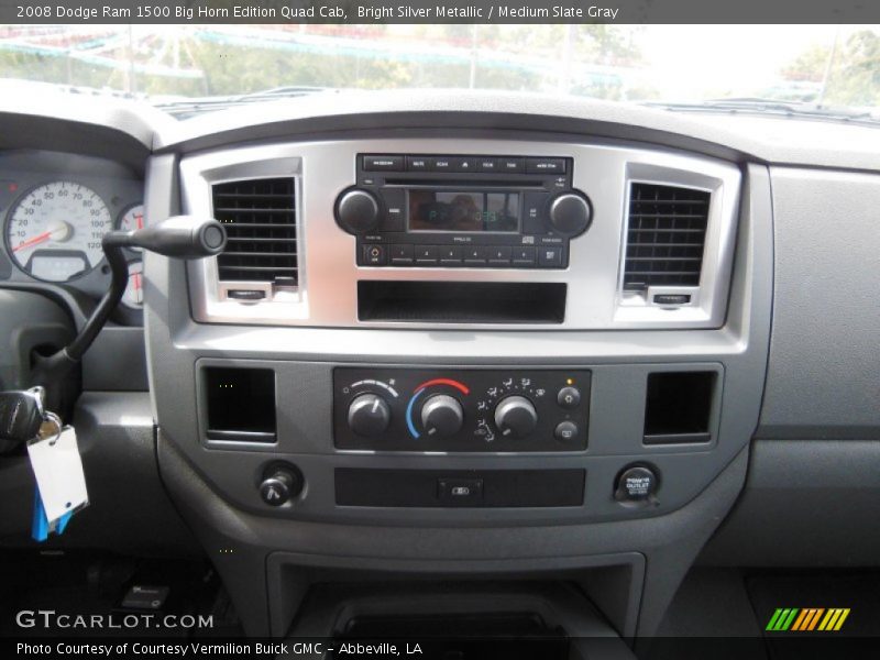 Bright Silver Metallic / Medium Slate Gray 2008 Dodge Ram 1500 Big Horn Edition Quad Cab