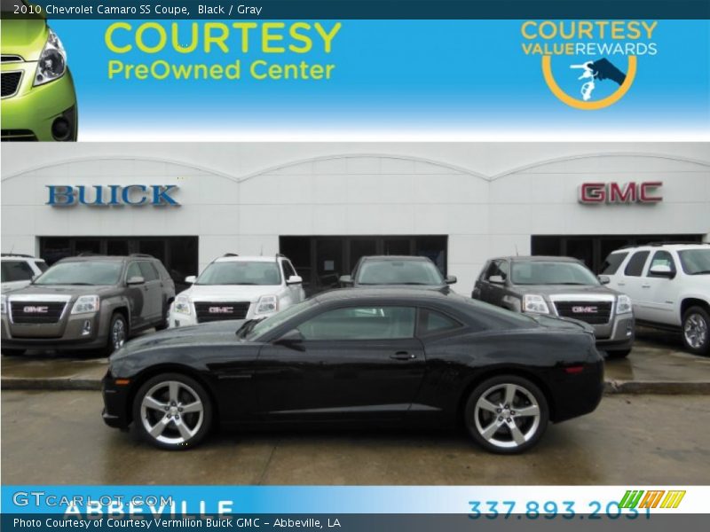 Black / Gray 2010 Chevrolet Camaro SS Coupe