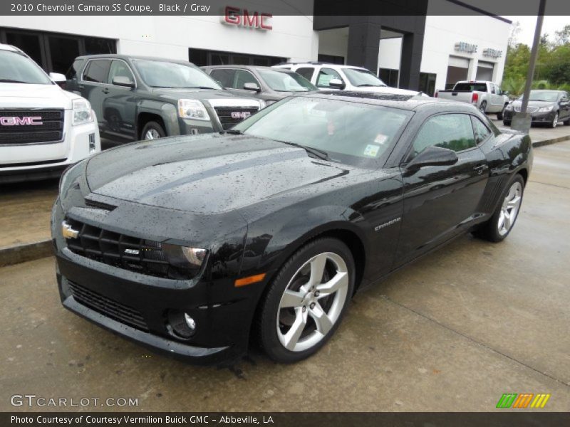 Black / Gray 2010 Chevrolet Camaro SS Coupe