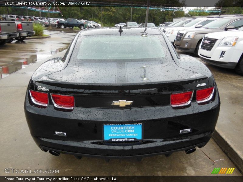 Black / Gray 2010 Chevrolet Camaro SS Coupe