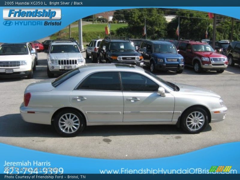 Bright Silver / Black 2005 Hyundai XG350 L