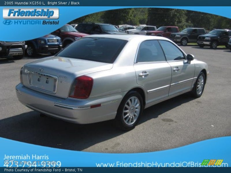 Bright Silver / Black 2005 Hyundai XG350 L