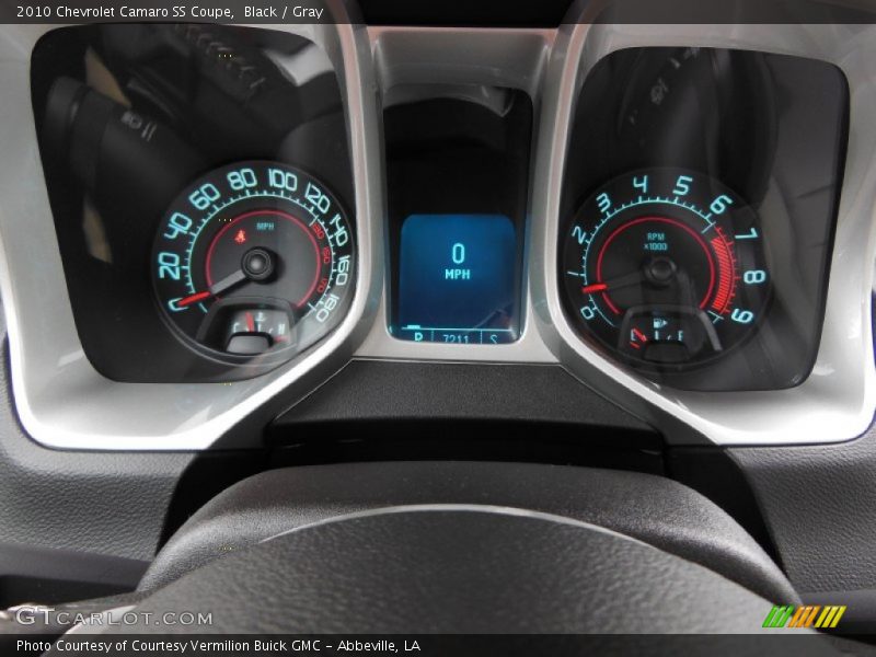 Black / Gray 2010 Chevrolet Camaro SS Coupe