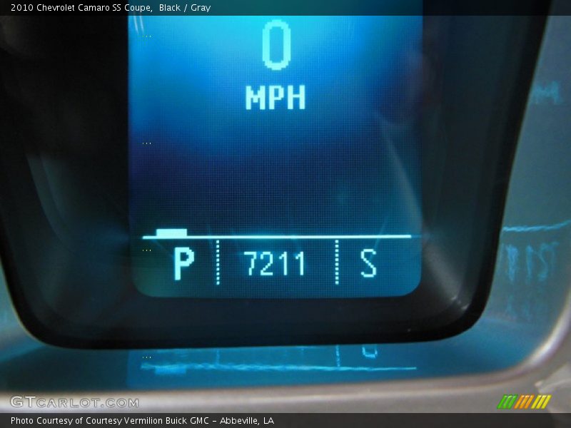 Black / Gray 2010 Chevrolet Camaro SS Coupe
