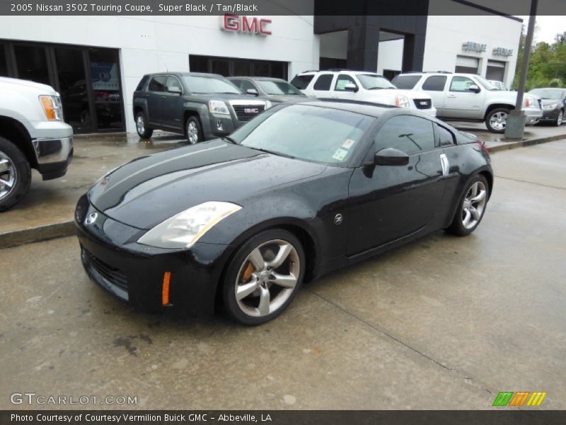 Super Black / Tan/Black 2005 Nissan 350Z Touring Coupe