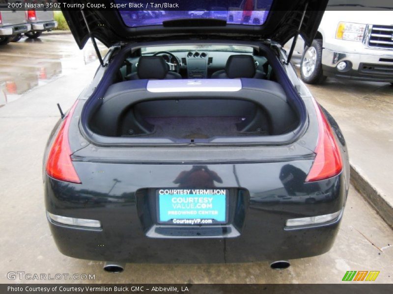 Super Black / Tan/Black 2005 Nissan 350Z Touring Coupe