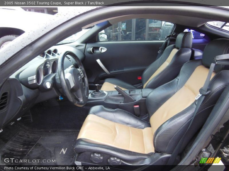 Super Black / Tan/Black 2005 Nissan 350Z Touring Coupe