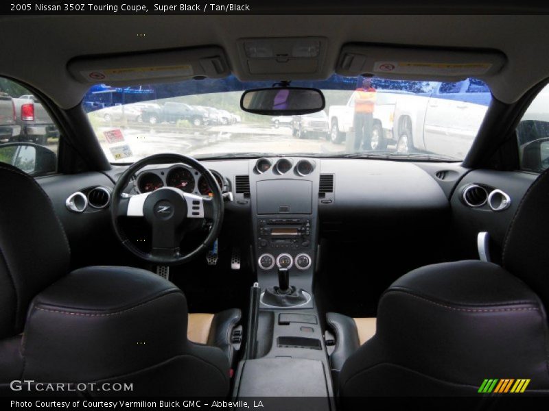 Super Black / Tan/Black 2005 Nissan 350Z Touring Coupe