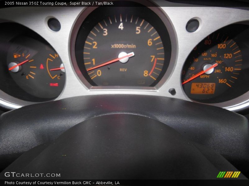 Super Black / Tan/Black 2005 Nissan 350Z Touring Coupe