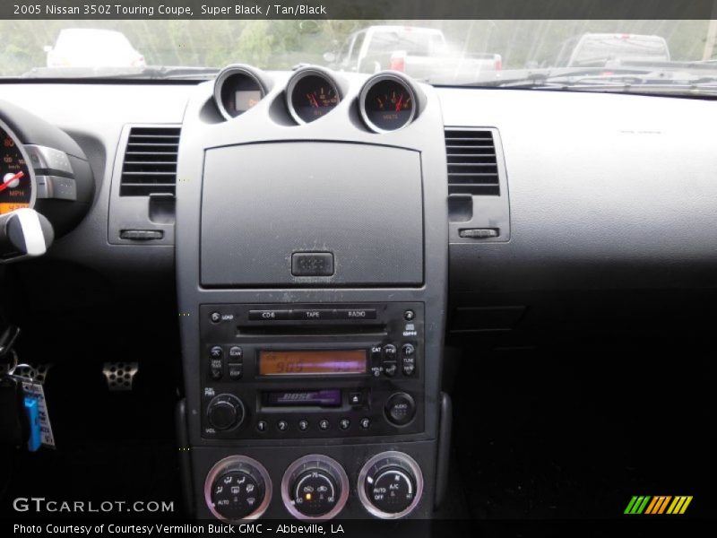 Super Black / Tan/Black 2005 Nissan 350Z Touring Coupe