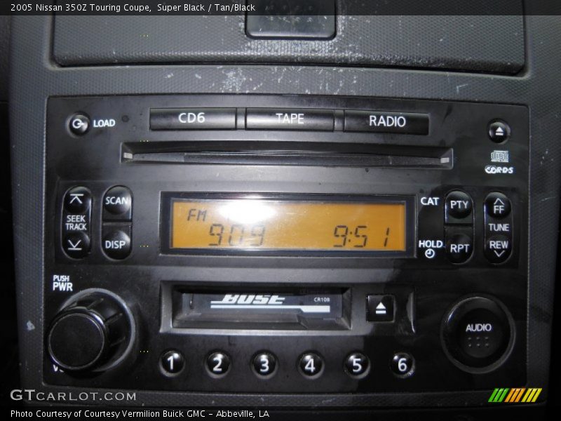 Super Black / Tan/Black 2005 Nissan 350Z Touring Coupe