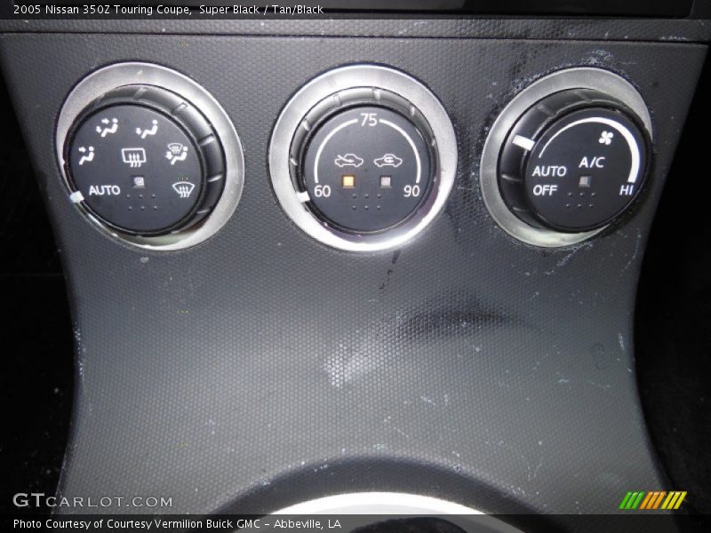 Super Black / Tan/Black 2005 Nissan 350Z Touring Coupe