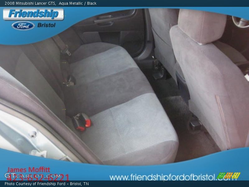 Aqua Metallic / Black 2008 Mitsubishi Lancer GTS