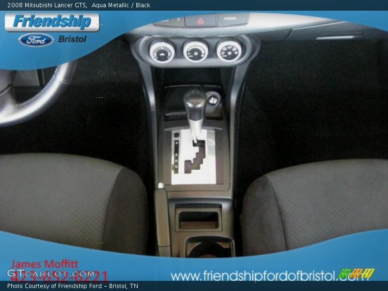 Aqua Metallic / Black 2008 Mitsubishi Lancer GTS