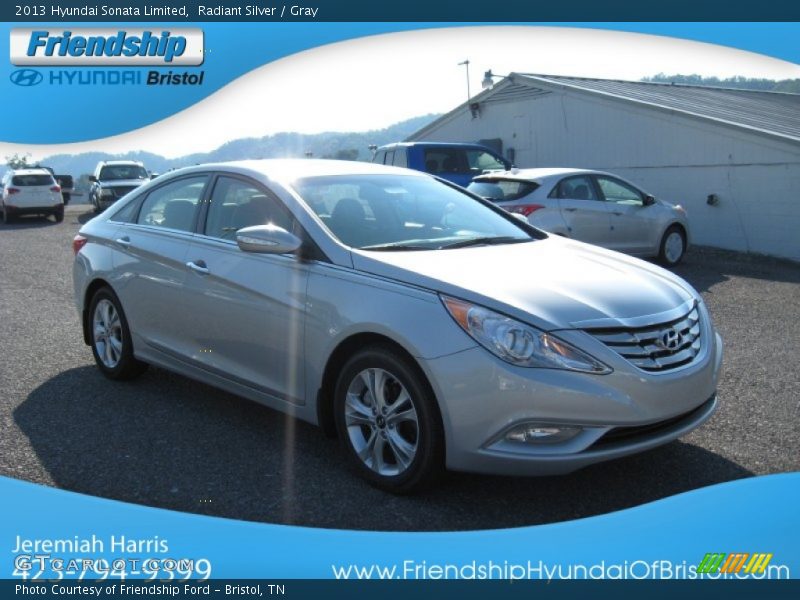 Radiant Silver / Gray 2013 Hyundai Sonata Limited