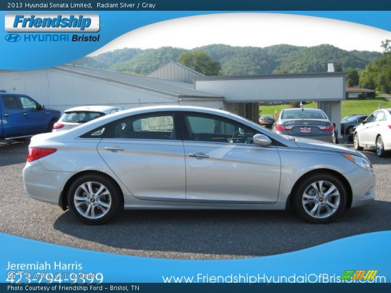 Radiant Silver / Gray 2013 Hyundai Sonata Limited