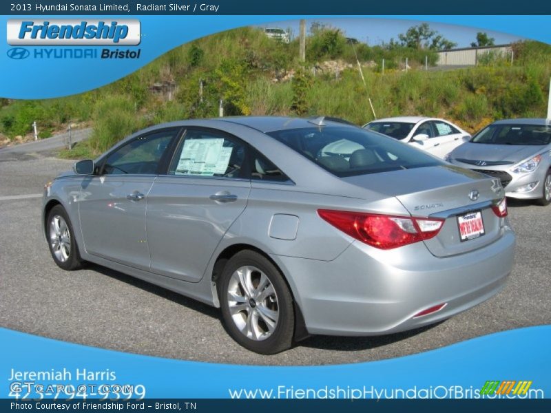 Radiant Silver / Gray 2013 Hyundai Sonata Limited