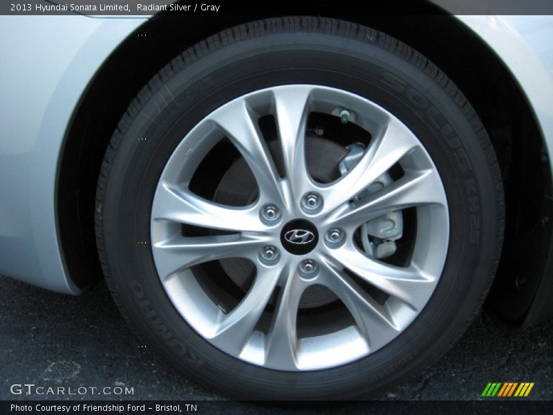 Radiant Silver / Gray 2013 Hyundai Sonata Limited