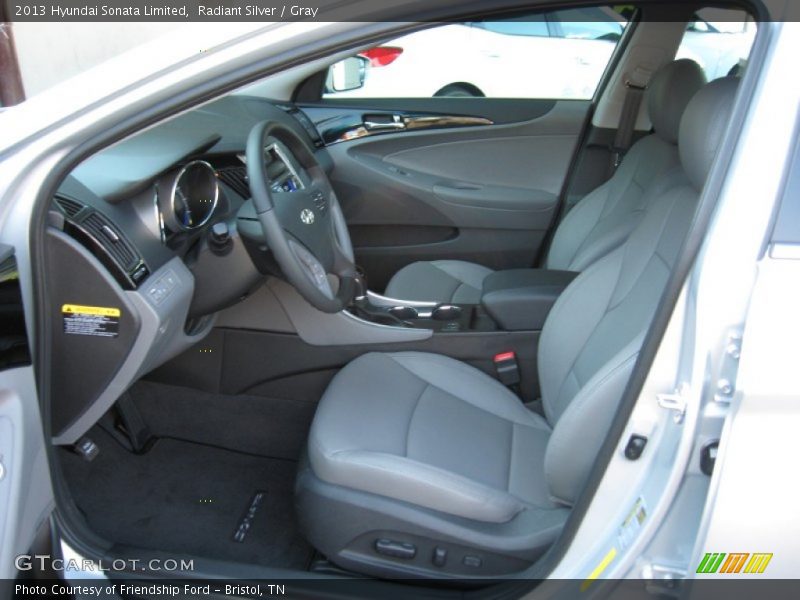 Radiant Silver / Gray 2013 Hyundai Sonata Limited