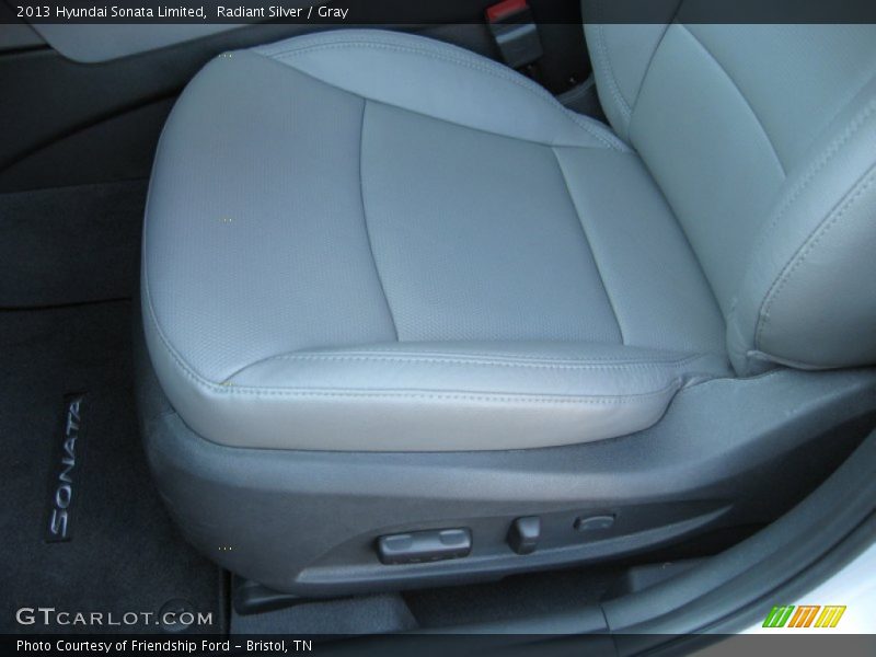 Radiant Silver / Gray 2013 Hyundai Sonata Limited