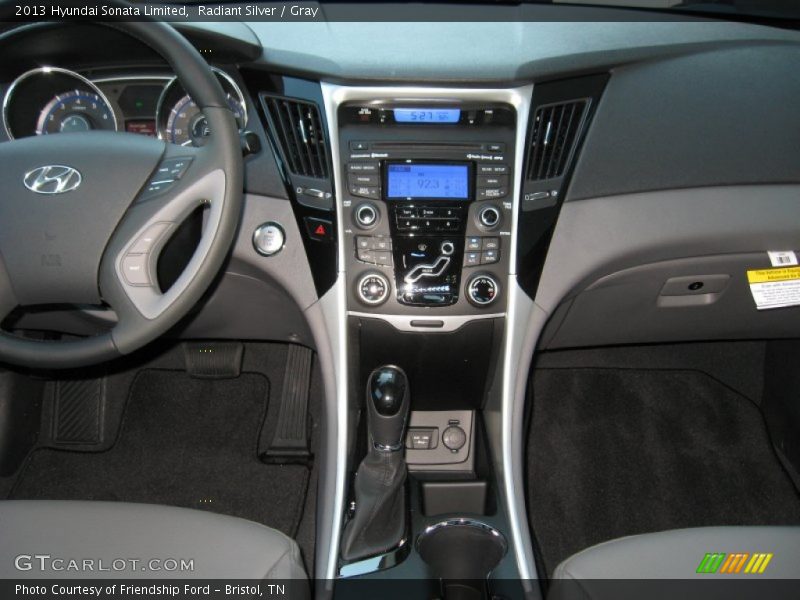 Radiant Silver / Gray 2013 Hyundai Sonata Limited