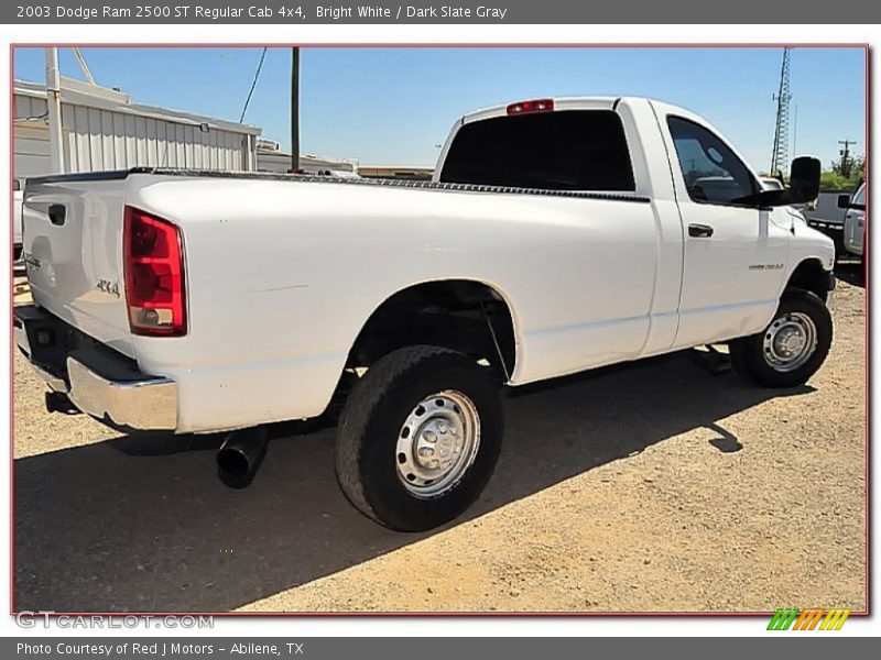 Bright White / Dark Slate Gray 2003 Dodge Ram 2500 ST Regular Cab 4x4