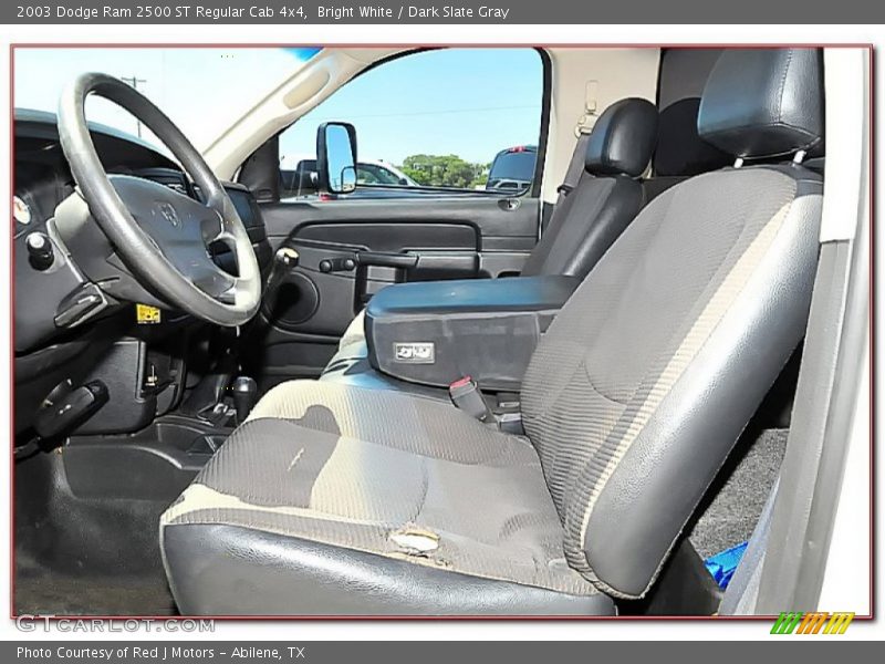 Bright White / Dark Slate Gray 2003 Dodge Ram 2500 ST Regular Cab 4x4