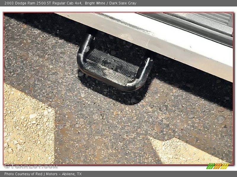 Bright White / Dark Slate Gray 2003 Dodge Ram 2500 ST Regular Cab 4x4