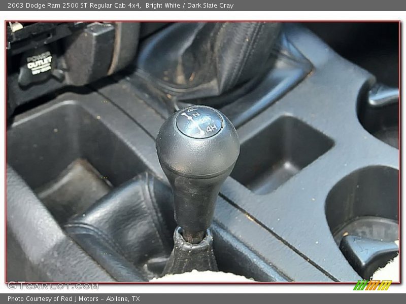 Bright White / Dark Slate Gray 2003 Dodge Ram 2500 ST Regular Cab 4x4