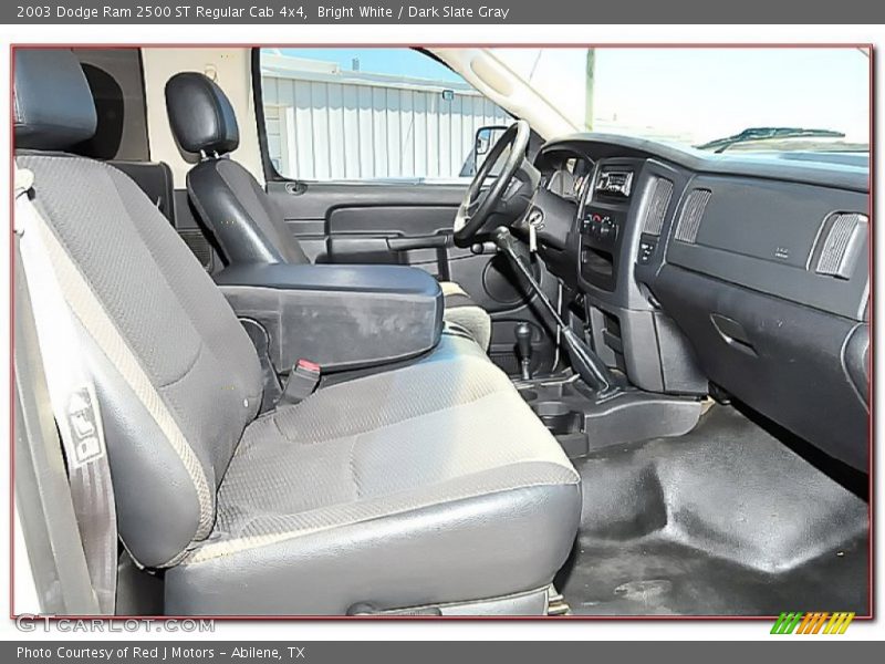 Bright White / Dark Slate Gray 2003 Dodge Ram 2500 ST Regular Cab 4x4