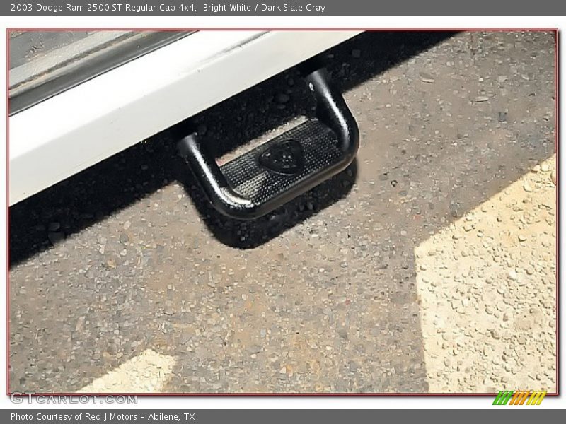 Bright White / Dark Slate Gray 2003 Dodge Ram 2500 ST Regular Cab 4x4