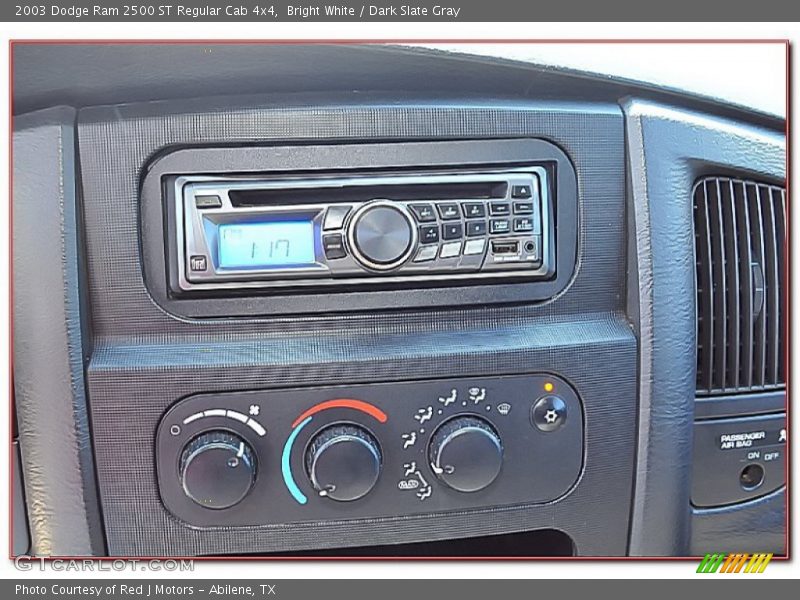 Bright White / Dark Slate Gray 2003 Dodge Ram 2500 ST Regular Cab 4x4