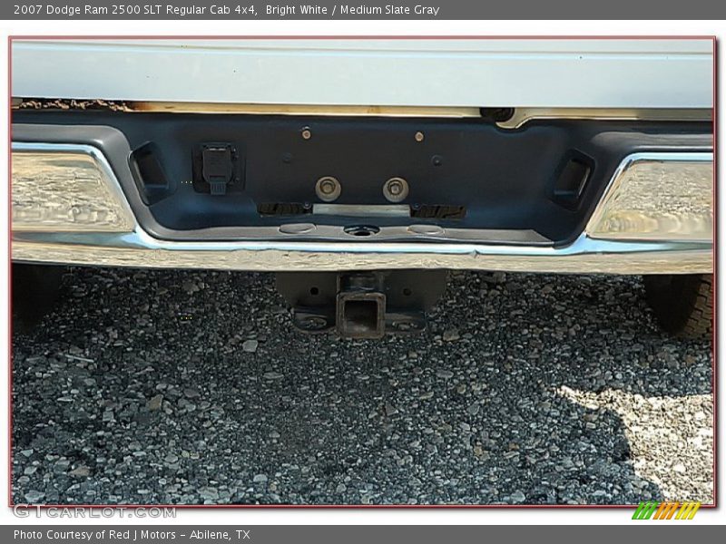 Bright White / Medium Slate Gray 2007 Dodge Ram 2500 SLT Regular Cab 4x4
