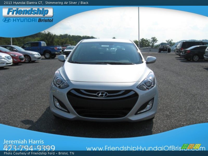 Shimmering Air Silver / Black 2013 Hyundai Elantra GT