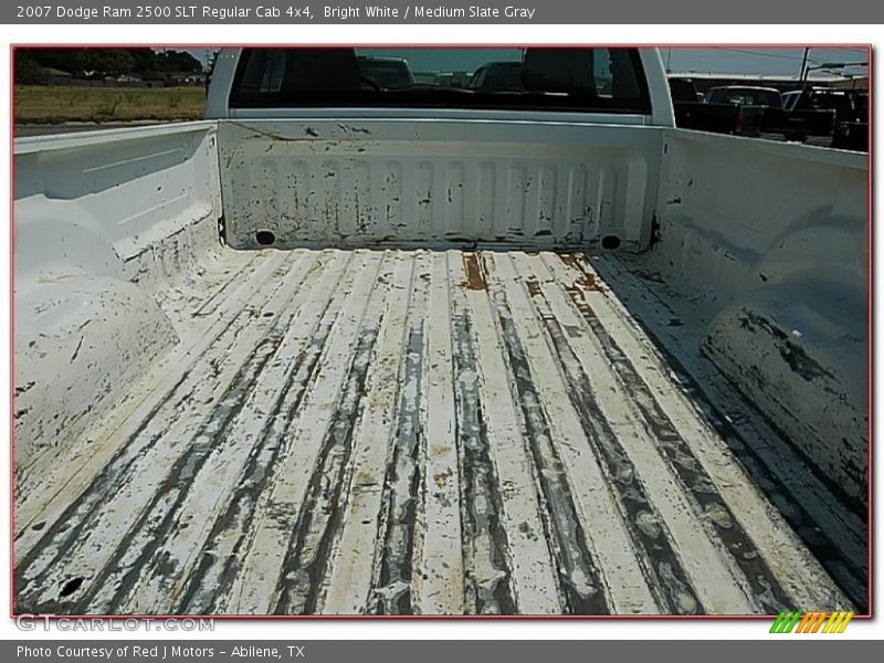 Bright White / Medium Slate Gray 2007 Dodge Ram 2500 SLT Regular Cab 4x4