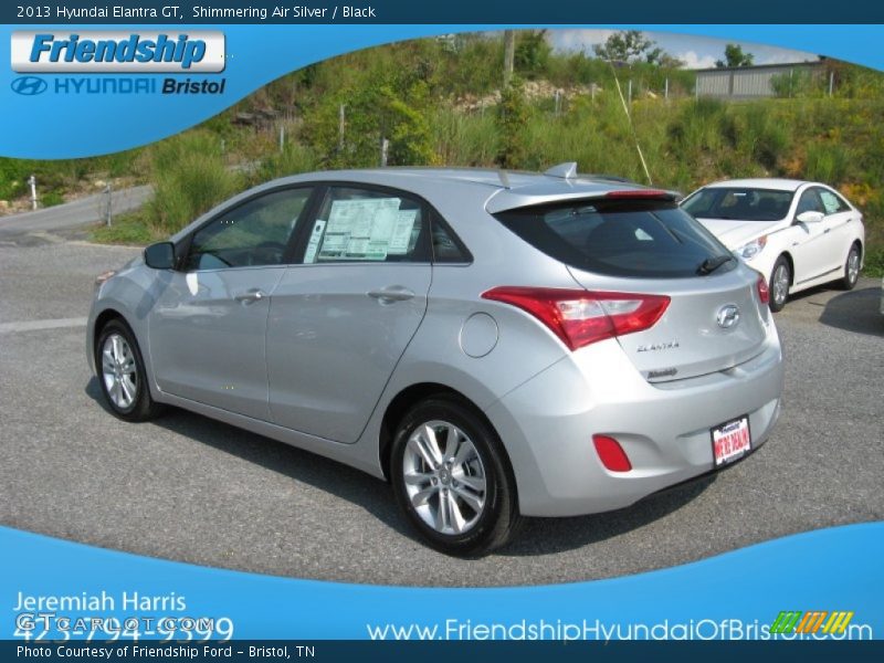 Shimmering Air Silver / Black 2013 Hyundai Elantra GT