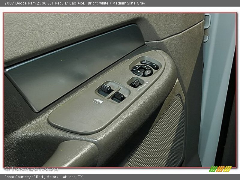 Bright White / Medium Slate Gray 2007 Dodge Ram 2500 SLT Regular Cab 4x4