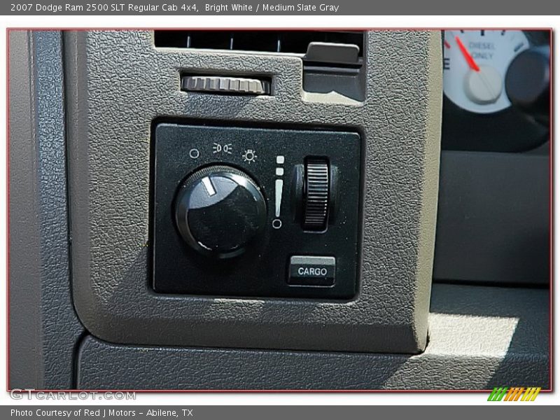 Bright White / Medium Slate Gray 2007 Dodge Ram 2500 SLT Regular Cab 4x4