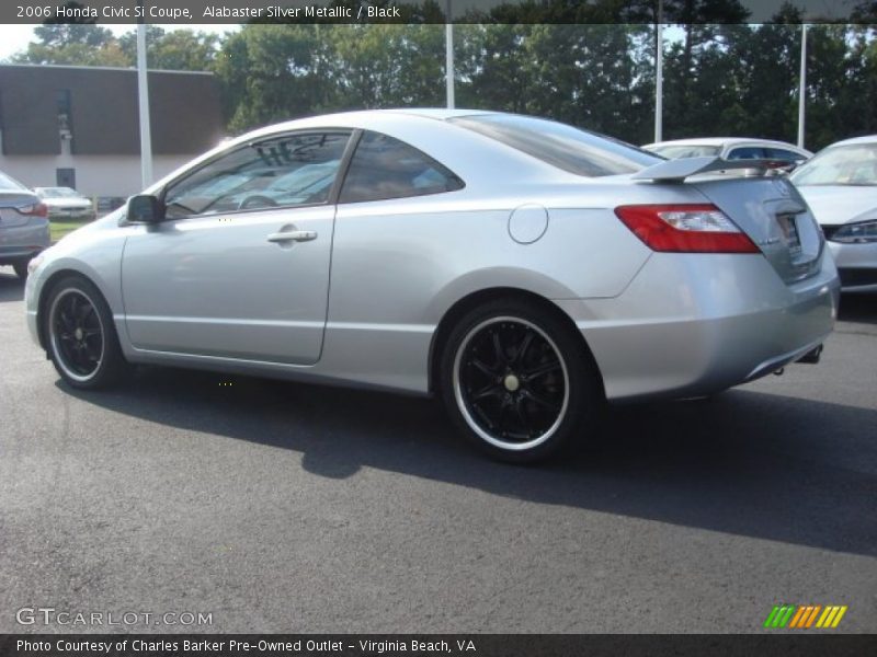 Alabaster Silver Metallic / Black 2006 Honda Civic Si Coupe